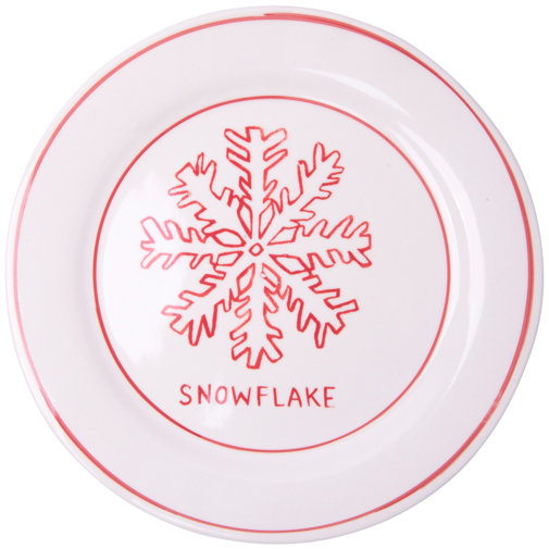 Snowflake 8.5" Salad Plate Joss & Main